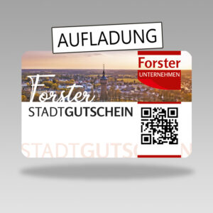 Forster Stadtgutschein Aufladung