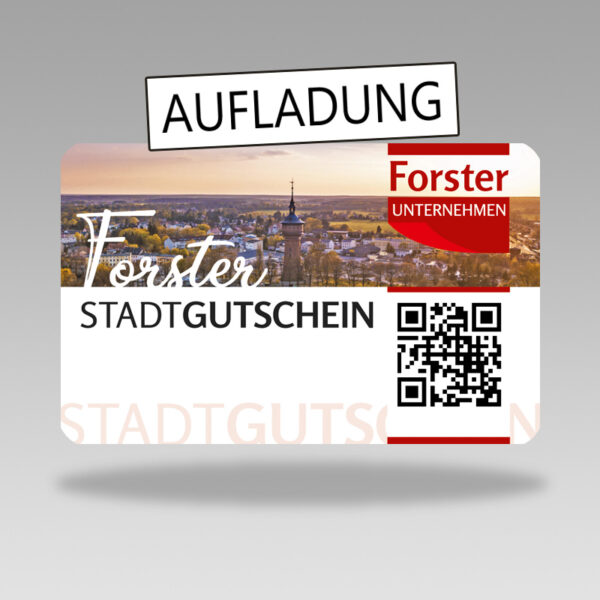 Forster Stadtgutschein Aufladung