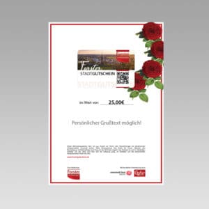Forster Stadtgutschein Download - Rose