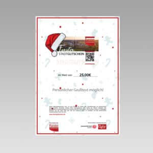 Forster Stadtgutschein Download - Weihnachten